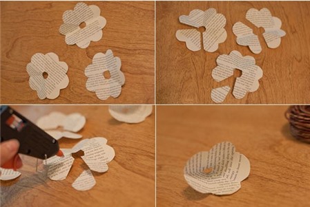 Rảnh tay học 4 cách làm hoa bằng giấy đơn giản hơn 'đan rổ'