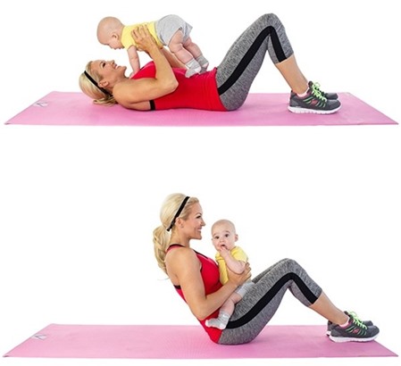 Những bài tập thể dục giảm cân kỳ diệu cho bà mẹ 